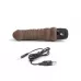 Коричневый вибратор-реалистик 6  Realistic Vibrator - 17 см коричневый 