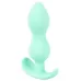 Аквамариновая анальная втулка Mini Butt Plug - 8,2 см аквамариновый 