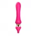 Розовый изогнутый вибромассажер Moon Vibrator - 21,1 см розовый 