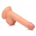 Телесный фаллоимитатор 6.5  Dildo with Balls - 19 см телесный 