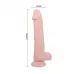 Телесный фаллоимитатор на присоске Super Dildo - 22 см телесный 