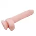 Телесный фаллоимитатор на присоске Super Dildo - 21,5 см телесный 