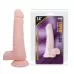 Телесный фаллоимитатор с присоской Super Dildo - 18,8 см телесный 