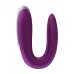Фиолетовый вибромассажёр для пар Satisfyer Double Fun фиолетовый 