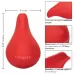 Красный клиторальный вибромассажер Red Hot Glow красный 