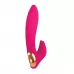 Розовый вибратор с клиторальным отростком Bliss Vibrator - 17,8 см розовый 