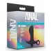 Черный анальный вибратор Silicone Vibrating Prostate Massager 01 - 10,8 см черный 