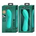Бирюзовый изогнутый вибратор Faun - 15 см бирюзовый 