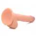 Телесный фаллоимитатор 6.5  Dildo with Balls - 19 см телесный 