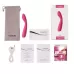 Ярко-розовый G-стимулятор IRIS Clitoral   G-spot Vibrator - 18 см ярко-розовый 