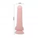 Телесный фаллоимитатор с присоской Super Dildo - 18,8 см телесный 