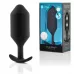 Черная анальная пробка для ношения B-vibe Snug Plug 6 - 17 см черный 