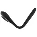 Черный гибкий уретральный стимулятор с вибрацией Vibrating Bendable Dilator - 13,5 см черный 