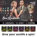 Настольная игра-рулетка Sex Roulette Kiss разноцветный 
