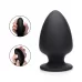 Черная мягкая анальная пробка Squeezable Large Anal Plug - 13,2 см черный 
