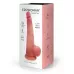 Телесный реалистичный фаллоимитатор с присоской - 30 см телесный 