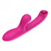Розовый вибратор-кролик с усиленной стимуляцией точки G розовый 