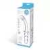 Прозрачный ребристый двусторонний стимулятор Ribbed G-Spot - 20 см прозрачный 
