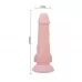 Телесный фаллоимитатор на присоске Super Dildo - 16,5 см телесный 