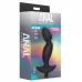 Черный анальный вибратор Silicone Vibrating Prostate Massager 04 - 16,5 см черный 