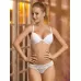 Кружевные трусики-стринги Microlace бежевый M