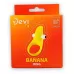 Желтое эрекционное виброкольцо Banana Ring желтый 