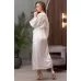 Длинный халат Arianna из шелкового полотна черный XXL-XXXL