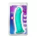 Бирюзовый фаллоимитатор-реалистик Roar n Ride - 20,3 см бирюзовый 