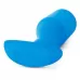 Синяя пробка для ношения B-vibe Snug Plug 5 - 14 см синий 