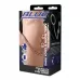 Кольцо на пенис с анальным стимулятором Two Bead Stainless Steel Anal Hook   Cock Ring серебристый 