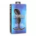 Черный массажер простаты с утяжелителями Premium Silicone Weighted Prostate Plug Large - 18,8 см черный 