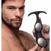 Черный массажер простаты с утяжелителями Premium Silicone Weighted Prostate Plug XL - 20,8 см черный 