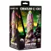 Фантазийный фаллоимитатор Dragon Spawn Dragon Ovipositor Silicone Dildo with Eggs - 18,5 см разноцветный 
