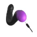 Черно-фиолетовый вибромассажёр простаты Hyper-Pulse P-Spot Massager черный с фиолетовым 