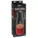 Мастурбатор-вагина в колбе с вибрацией Fuck-O-Matic Pro XL черный с бежевым 