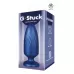 Синяя анальная пробка G Stuck Silicone Anal Plug - 13,5 см синий 