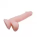 Телесный фаллоимитатор на присоске Super Dildo - 16,5 см телесный 