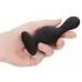Черная анальная пробка Wave Butt Plug - 11,3 см черный 