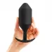 Черная анальная пробка для ношения B-vibe Snug Plug 6 - 17 см черный 