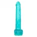 Аквамариновый фаллоимитатор-гигант Size Queen 10  - 30,5 см аквамариновый 