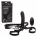 Черный женский страпон с вибрацией Me2 Remote Rumbler - 16,5 см черный 