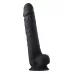 Черный фаллоимитатор-гигант XXL Dildo - 38 см черный 