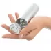 Серебристая анальная втулка Doxy Ribbed Butt Plug - 10,5 см серебристый 