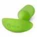 Лаймовая пробка для ношения B-vibe Snug Plug 3 - 12,7 см лаймовый 