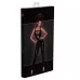 Облегающий комбинезон с двусторонней молнией PVC overall with 2-way zipper черный L