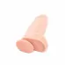 Телесный фаллоимитатор на присоске Pink Vibe - 22 см телесный 