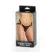 Бордовые трусики с кольцом под насадки и замшевыми ремешками Maroon Panties With A Ring бордовый S-M-L
