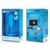 Голубая вибропробка для ношения B-vibe Snug Plug 3 - 12,4 см голубой 