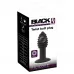 Черная анальная вибропробка Twist Butt Plug - 10,7 см черный 