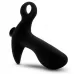 Черный анальный вибратор Silicone Vibrating Prostate Massager 01 - 10,8 см черный 